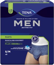 Tena Men Active Fit Pants Medium 9 Kpl (7322540887624)