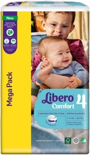 Libero Comfort Teippivaippa Koko 4, 7-11 Kg, 82 Kpl