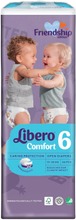 Libero Comfort Teippivaippa Koko 6, 44Kpl, 13-20Kg (7322541083926)