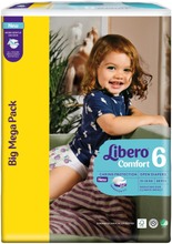 Libero Comfort Teippivaippa Koko 6, 13-20 Kg, 88 Kpl (7322541084459)