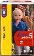 Libero Up&Go Housuvaippa Koko 5, 10-14 Kg, 60 Kpl (7322541089287)