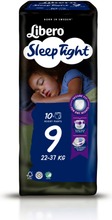 Libero 10 Kpl Sleeptight 9, 22-37Kg (7322541180786)