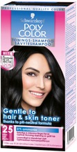 Schwarzkopf Poly Color 25 Musta Sävyteshampoo (7332531014601)