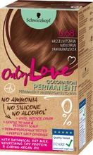 Schwarzkopf Only Love 6.68 Pähkinänruskea Hiusväri (7332531083362)