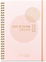 Burde Koulukalenteri 21-22  Life Planner, Pink, Fsc Mix (7332696103325)