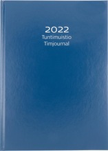 Burde Vuosikalenteri 2022 Tuntimuistio, Sininen Keinonahkakansi, Sidottu, A4, Fsc Mix (7332696111023)