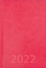 Burde Vuosikalenteri 2022 Tuntimuistio, Roosa Keinonahkakansi, Sidottu, A4 (7332696111221)