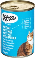 Xtra 415G Kissanruoka Paloja Kastikkeessa Sisältää Kalaa (7340011336761)