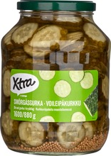 Xtra 1600/880G Voileipäkurkku Mausteliemessä (7340011342601)