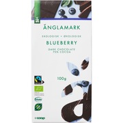 Änglamark 100g luomu tumma suklaa 70% mustikka (7340011428596)