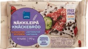 Gluteeniton Tummaksi Paistettu Näkkileipä. Laktoositon. (7340011438182)