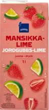 Rainbow 1L Mansikka-Limejuoma (7340011439929)