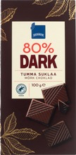 Rainbow 100G Dark 80% Tumma Suklaa (7340011449478)