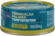 Rainbow 160/104G Tonnikalaa Paloina Oliiviöljyssä (7340011454212)