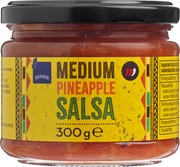 Keskivahva Salsakastike. Meksikolaistyyppinen Tomaatti-Ananassalsa. (7340011455899)