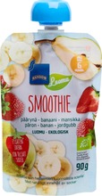 Rainbow 90G Smoothie Päärynä-Banaani-Mansikka, Luomu (7340011460893)
