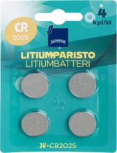 Rainbow Litiumparisto Cr2025 3V 4Kpl (7340011467625)