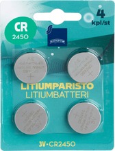 Rainbow Litiumparisto Cr2450 3V 4Kpl (7340011467632)