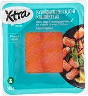 Kylmäsavustettu Lohi Siivuina. Sulatettu. Kalassa Voi Olla Yksittäisiä Ruotoja. (7340191103771)