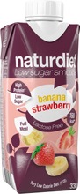 Naturdiet Vlcd Banaani-Mansikka Laktoositon Smoothie 330Ml (7350028546718)