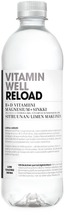 500Ml Vitamin Well Reload, Sitruunan & Limen Makuinen, Vitaminoitu Hiilihapoton Juoma (7350042710515)