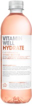 500Ml Vitamin Well Hydrate, Raparperilla Ja Mansikalla  Maustettu Hiilihapoton Juoma (7350042710911)