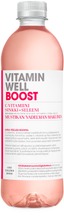 500Ml Vitamin Well Boost Mustikan Ja Vadelman Makuinen Vitaminoitu Hiilihapoton Hyvinvointijuoma (7350042718436)