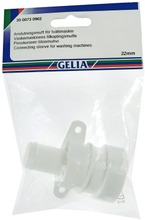 Gelia Pesukoneen Liitosmuhvi 32X21mm Valkoinen (7392462017553)