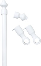 Hasta Verhotanko Puinen Valkoinen 28Mm 160Cm (7392463135485)