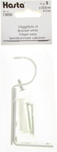 Hasta Seinäkannake Valkoinen 25/28Mm 10-14Cm (7392463136505)