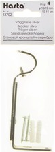 Hasta Seinäkannake Teräs 16/19Mm 10-14Cm (7392463137021)