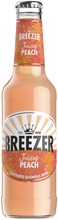 Breezer Persikka Maustettu Alkoholijuoma 4 % Lasipullo 0,275 L (7610113015315)