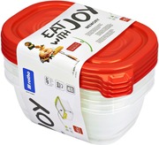 Rotho Tiiviösetti Sunshine 4 Kpl 0,5 L Punainen (7610859168375)