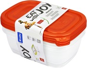 Rotho Tiiviösetti Sunshine 3 Kpl 1,0 L Punainen (7610859168399)