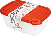 Rotho Tiiviösetti Sunshine 2 Kpl 1,9 L Punainen (7610859168412)