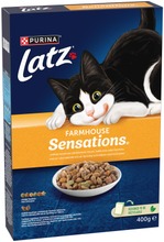 Latz 400G Farmhouse Sensations Kanaa, Kalkkunaa Ja Makuna Kasviksia Kissanruoka (7613032729639)