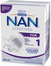 Nestlé Nan 200Ml Ha 1 Maitopohjainen Käyttövalmis Äidinmaidonkorvike (7613033507427)