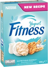Nestlé Fitness 350G Yogurtflakes Hiutaleita Täysjyvävehnästä-, -Kaurasta Ja Riisistä Sekä Jogurttikuorrutettuja Hiutaleita (7613034616814)
