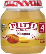 Piltti Ensimaut 125G Mangoa Hedelmäsose 4Kk (7613035709751)