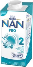 Nestlé Nan 200Ml Pro 2 Maitopohjainen Käyttövalmis Vierotusvalmiste (7613036559034)
