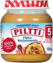 Piltti Pohjoisen Maut 125G Pikku Karjalanpata Lastenateria 5Kk (7613036575331)