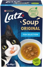 Latz 6X48g Soup Fish Selection Kissanruoka