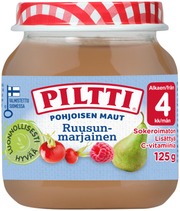 Piltti 125G Pohjoisen Maut Ruusunmarjainen Marja- Ja Hedelmäsose 4Kk (7613037132076)