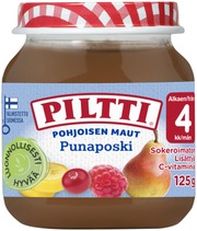 Piltti 125G Pohjoisen Maut Punaposki Marja- Ja Hedelmäsose 4Kk (7613037132786)