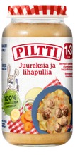 Piltti 250G Juureksia, Lihapullia Ja Kermaa Lastenateria 1-3V (7613037760514)