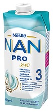 Nestlé Nan 500Ml Pro 3 Käyttövalmis Pikkulasten Maitojuoma 12Kk (7613038019208)