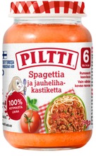 Piltti 190G Spagettia Ja Jauhelihakastiketta Lastenateria 6Kk (7613039975466)