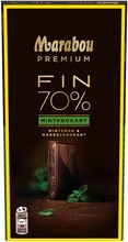 Marabou Premium Fin 70% Mint Suklaalevy 100G (7622300313715)