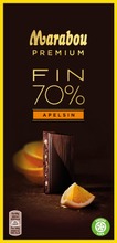 Marabou Premium Fin 70% Apelsin Suklaalevy 100G (7622400624445)
