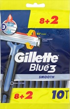Gillette 8 2Kpl Blue3 Smooth Varsiterä